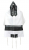 Ronit Gur White Tallit Set With Black and Gray Stripes