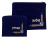 aJudaica Dark Blue Velvet Tallit & Tefillin Bags-Fleur de Lys