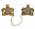 Gold Plated Lions Tallit Clips