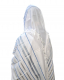 Noam+Acrylic+Tallit+Prayer+Shawl+%96+Light+Blue+and+Silver+Stripes