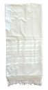 Sefardic Tallit with Net Fringe with Handmade Tzitzit Strings