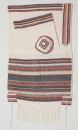 Weaving Creation Hand Woven Tallit Gan Eden - Red