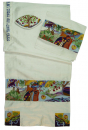 Silk "Days of Creation" Tallit by Rikmat Elimelech